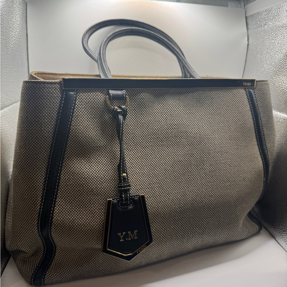 Fendi 2Jours Canvas Tote/Handbag